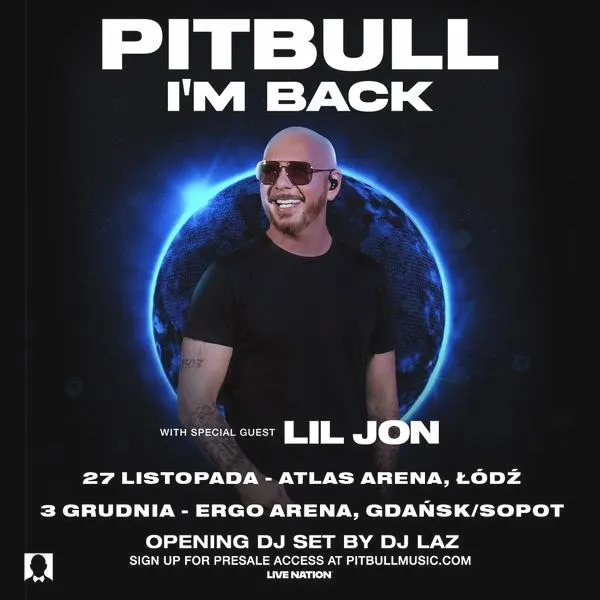 Ile kosztuje bilet na koncert Pitbulla — sprawdź ceny, terminy i miejsca