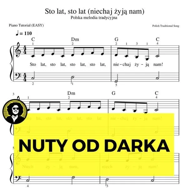 Jak grać na pianinie „Sto lat”? Proste akordy i melodia